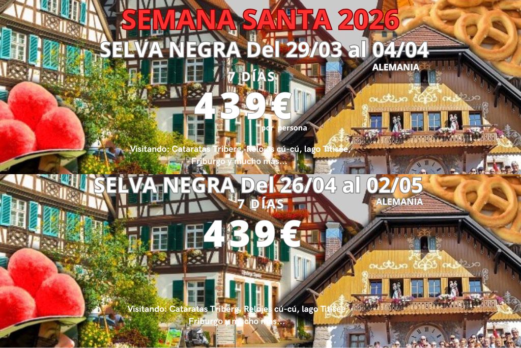 La Selva Negra (Alemania) Semana Santa