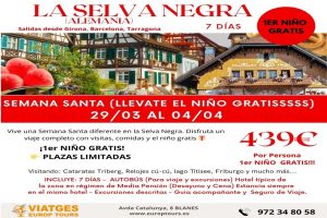 La Selva Negra (Alemania) Semana Santa Niño GRATIS