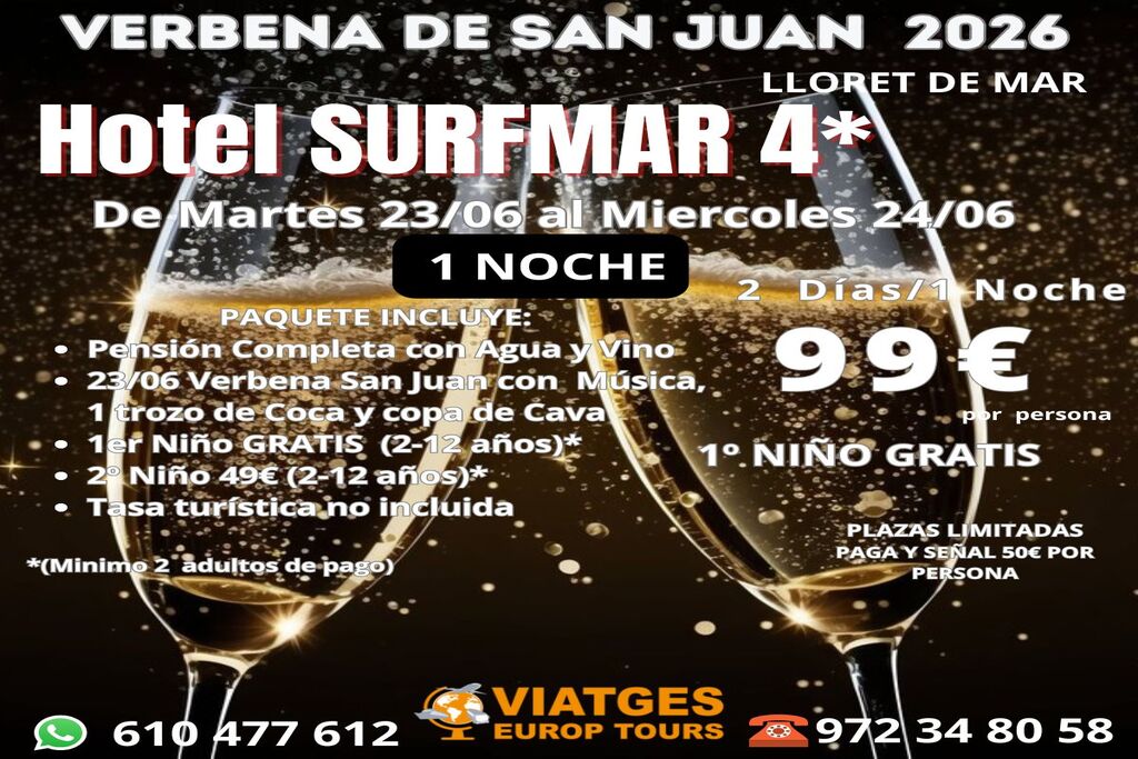 VERBENA DE SAN JUAN LLORET DE MAR